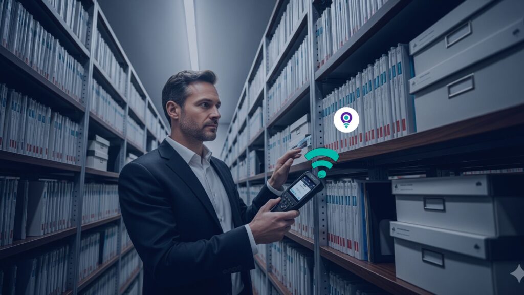 Tracking of existing File Records with RFID File Tracking Software